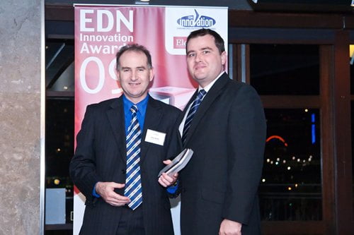Ray Keefe receives the EDN Innovation Award for Best Application of Analogue Design