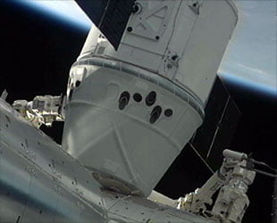 SpaceX Dragon Docked with ISS
