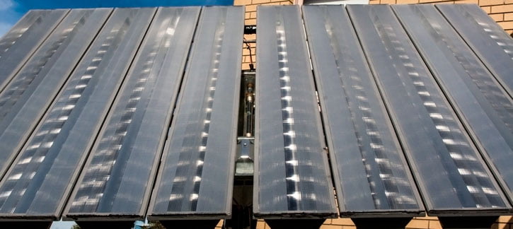 Concentrated Solar Panel Array