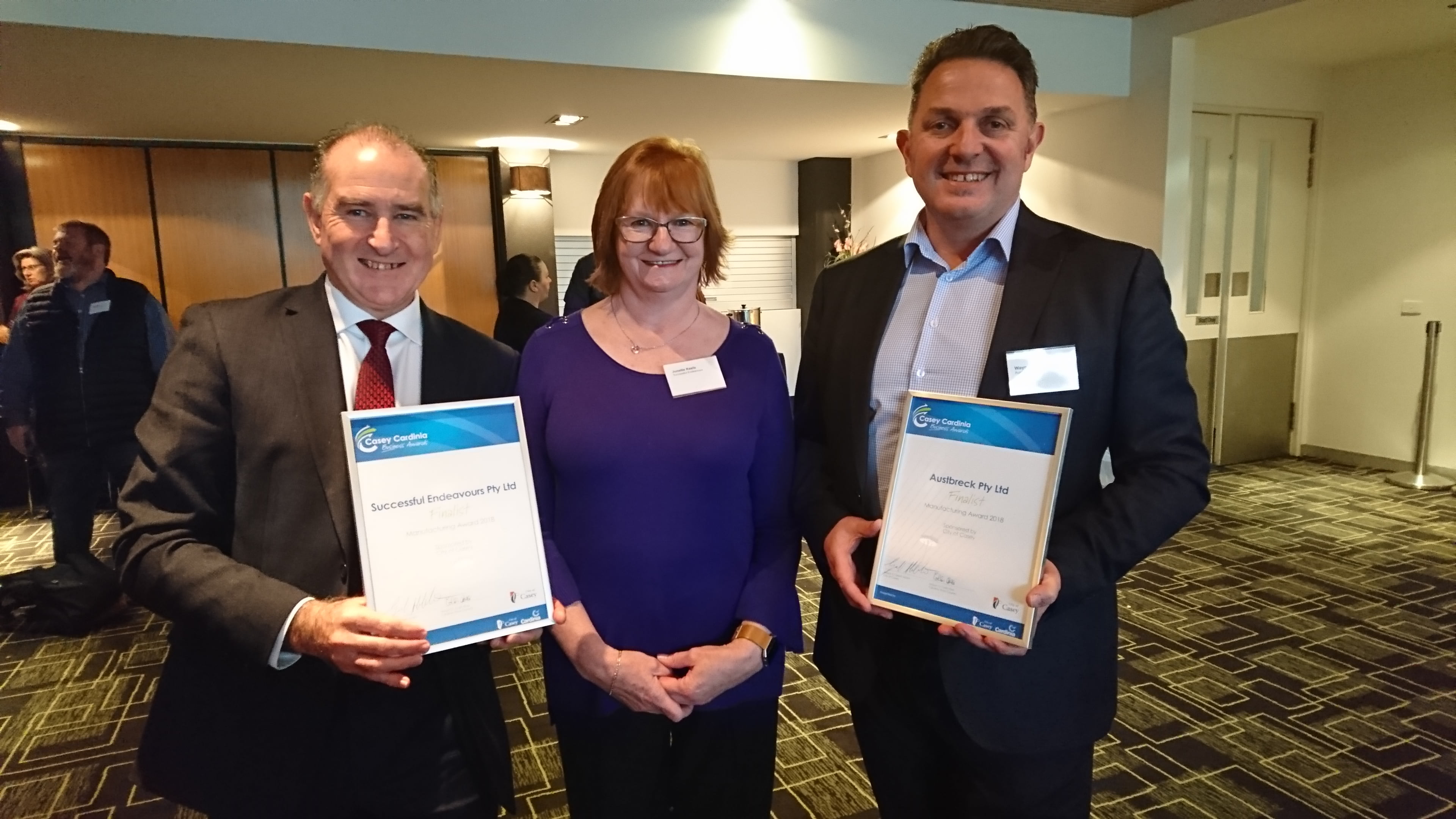 Successful Endeavours and Austbreck - Manufacturing Finalists 2018