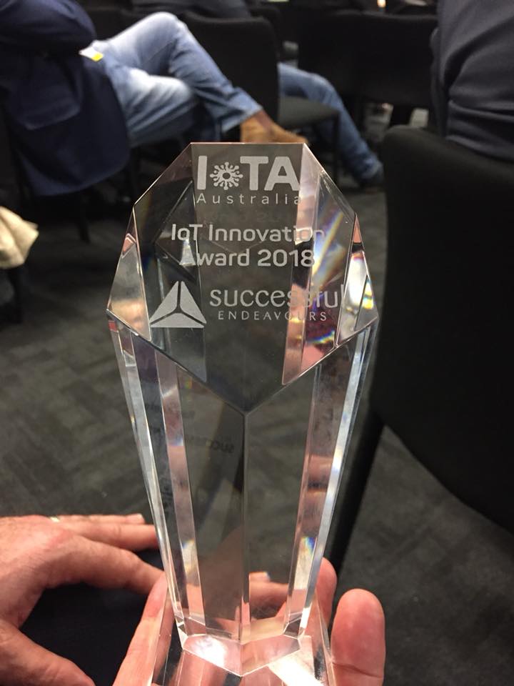 IoT Innovation Award 2018 Trophy