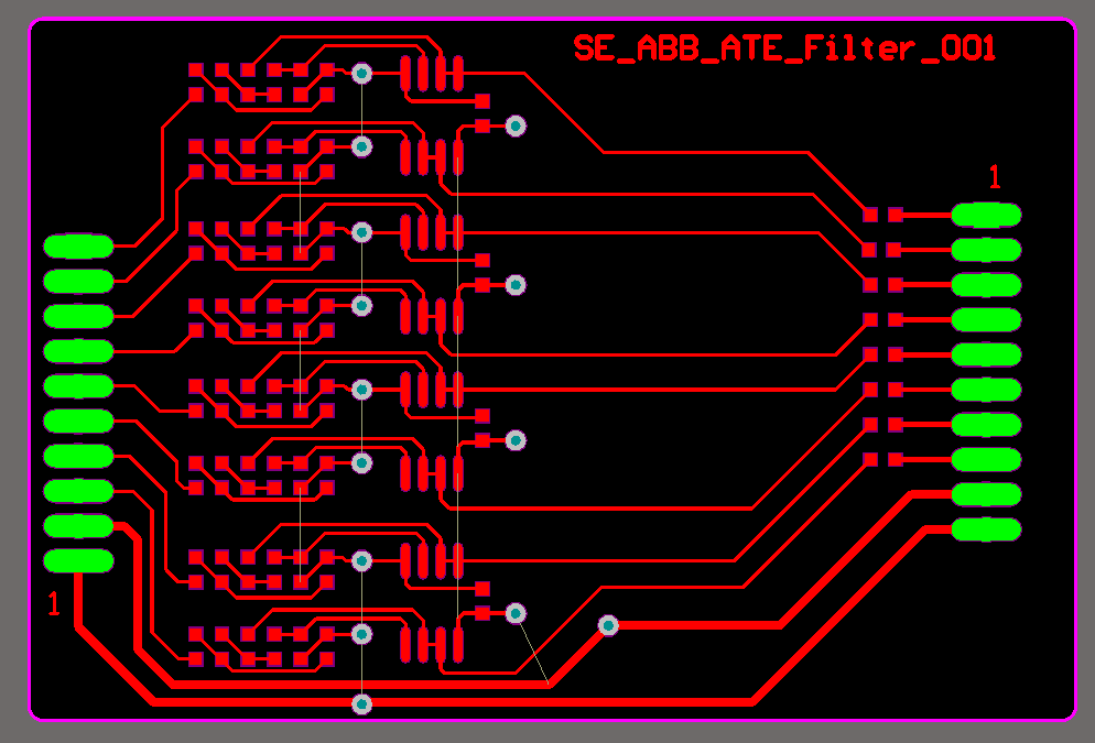 Active Low Pass Filter PCB